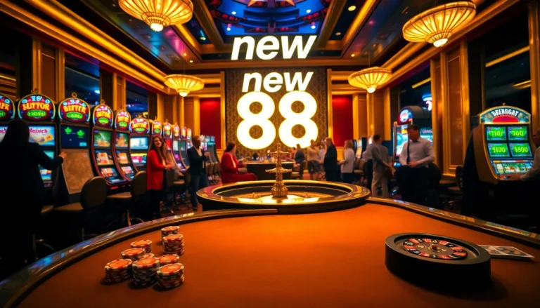 Experience the thrill of gaming at new 88 casino with exciting tables and spinning slots.