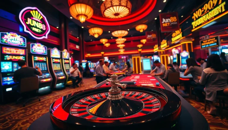 Experience the thrill of winning at https://jun88bet.net/ with vibrant slot machines and exciting casino activities.
